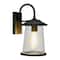 Hello Honey® Robert Stevenson Lighting Hudson 14.5" Distressed Zinc Metal & Seedy Glass Outdoor Light